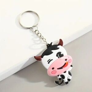 Cow Keychain